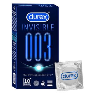 Durex Invisible 003 Thinnest Condom 10pcs